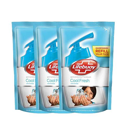 LIFEBUOY HANDWASH COOL 3*185ml